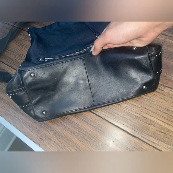 Black shoulder bag Aimee kestenberg fold over bag - Picture 6 of 15